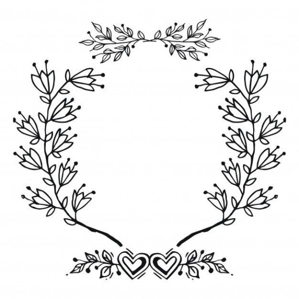 Рамка венок