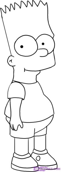 Бард симсон рисунок лекгий