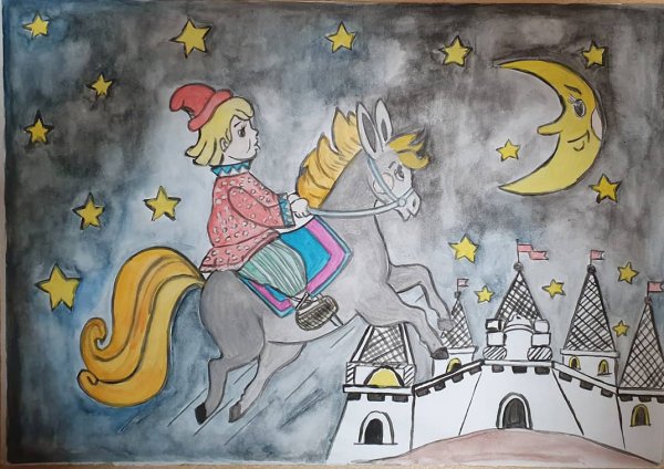 Конек горбунок в подготовительной группе