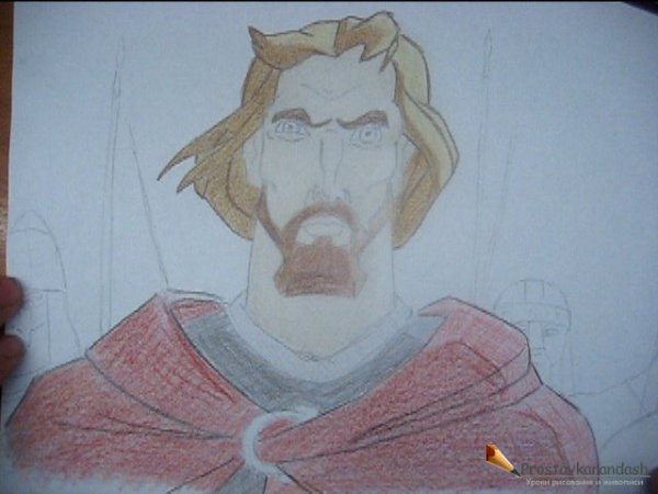 Нарисовать князя Владимира