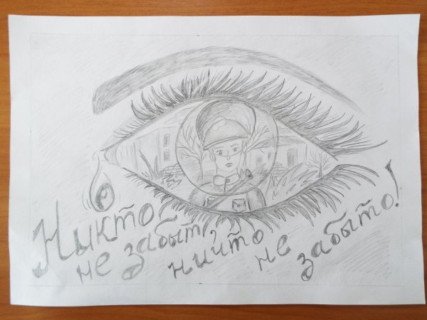 Рисунок на тему война глазами детей карандашом