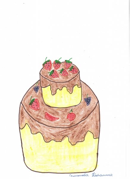 Сладости. Раскраска