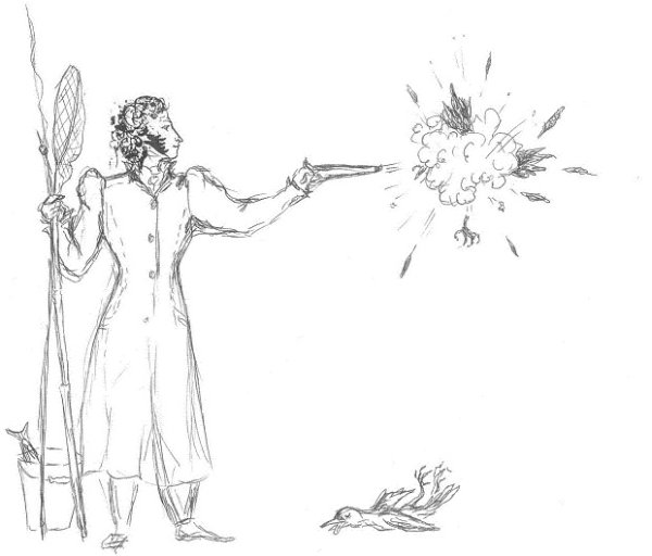 Дуэль Пушкина и Дантеса раскраска