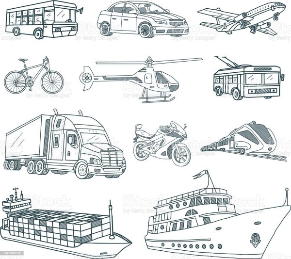 Транспорт архитектурная Графика