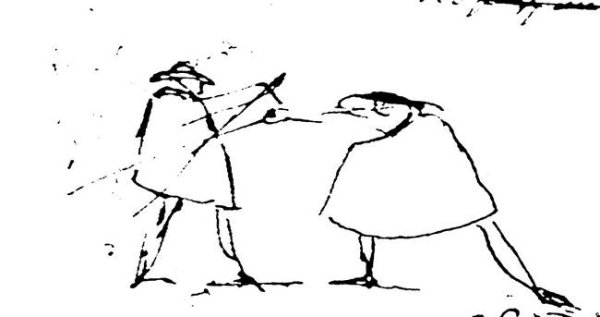 Дуэль набросок