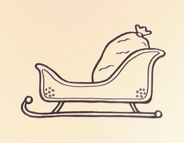 Рисунок саней