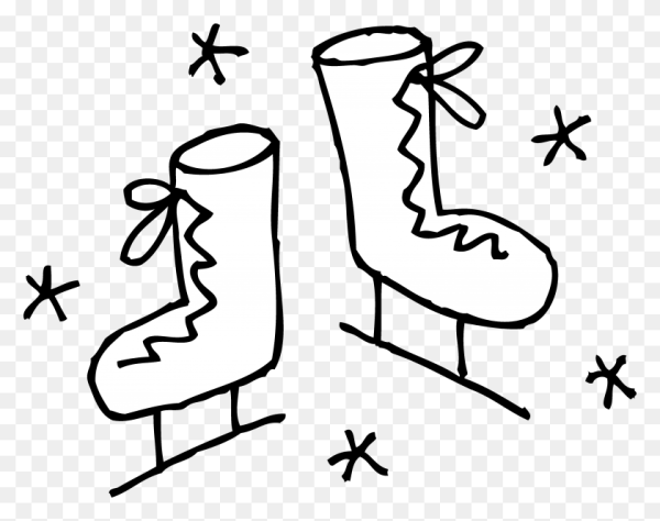 Дошкольники на коньках