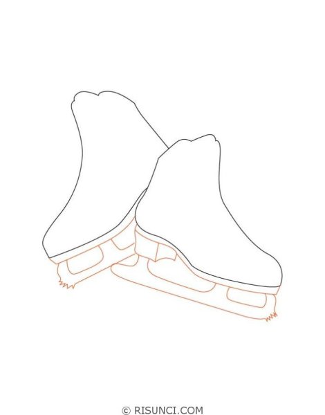 Коньки для раскрашивания