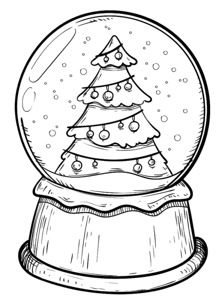 Рисунки на новый год для срисовки