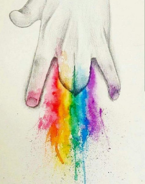 Радужные рисунки