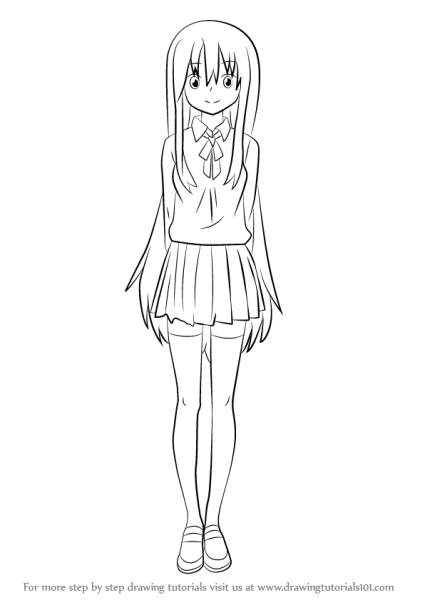 Девушки в полный рост для срисовки карандашом