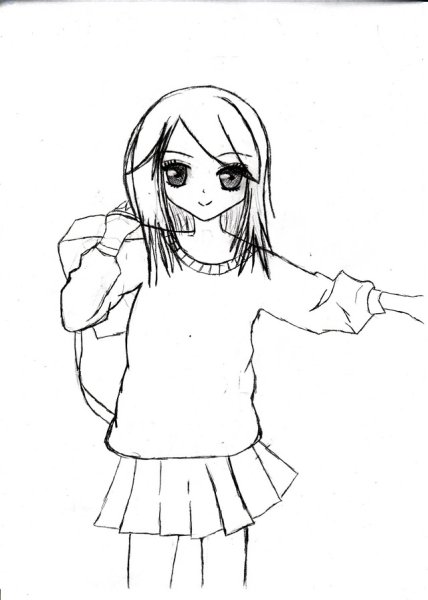 Девушки для срисовки в полный рост