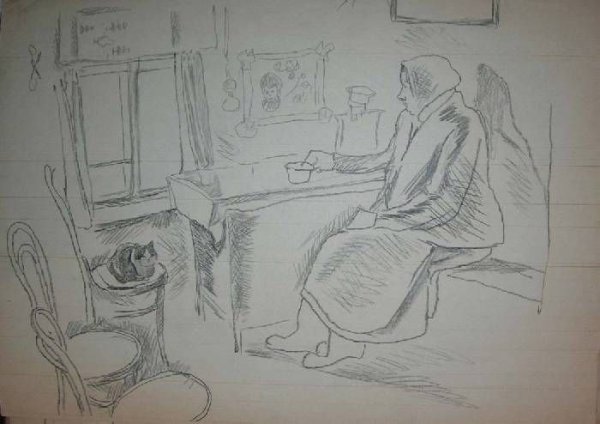 Виктор Попков эскизы