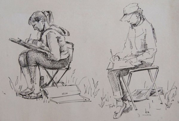 Зарисовки людей