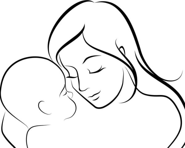 Картинки на день матери для срисовки