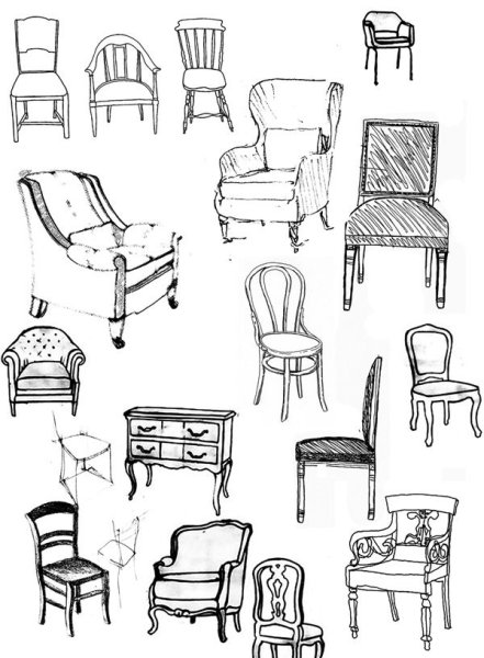 Мебель рисунок