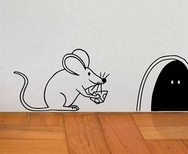 Рисунки на стене легкие