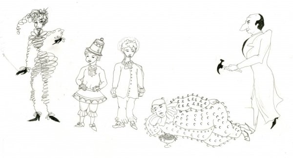 Сказка Одоевского городок в табакерке раскраска