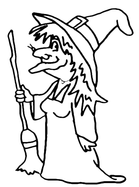 Нарисовать бабу Ягу