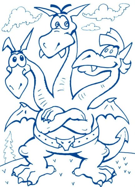 Поэтапные рисунки драконов