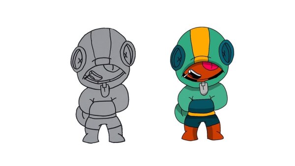 Рисунок Леон Браво Браво старс