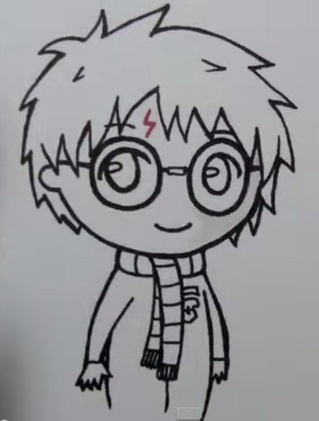 Гарри Поттер рисунок легкий