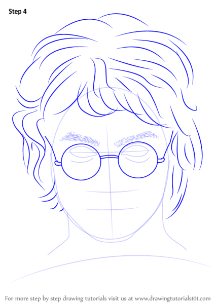 Нарисовать портрет Гарри Поттера поэтапно