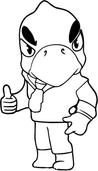 Раскраска Браво старс Спайк и Леон