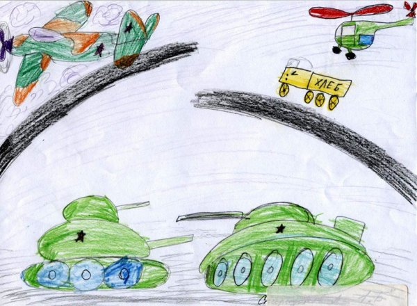 Рисунок на тему блокада Ленинграда