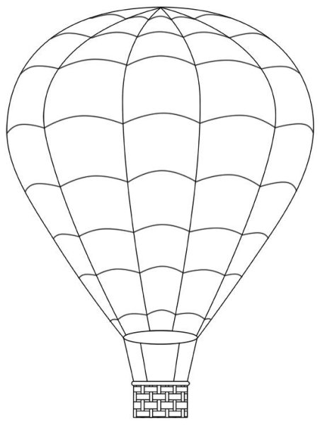 Воздушный шар рисунок для детей карандашом
