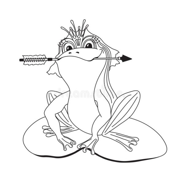 Царевна лягушка рисунок