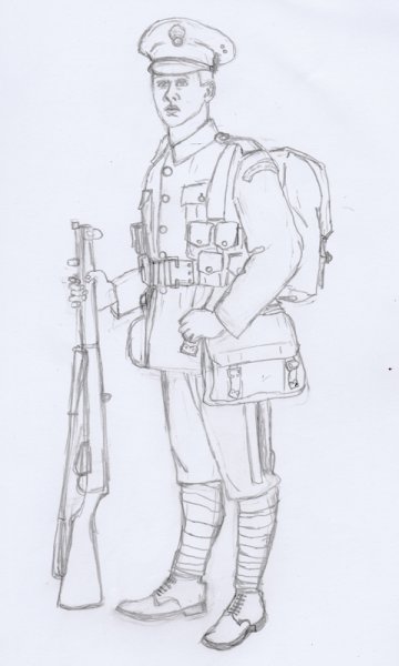 Раскраска пограничник