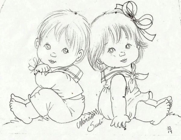 Эскиз детского рисунка