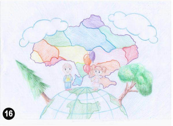 Мир глазами детей рисунки карандашом