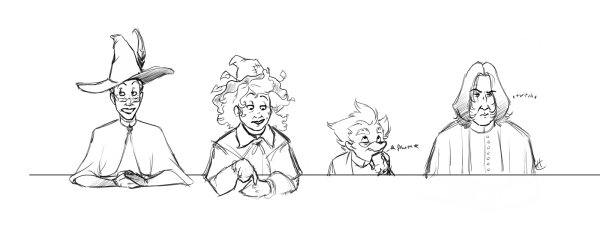 Раскраска Хогвартс Драко Малфой