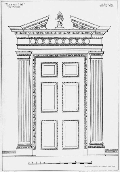 Таврический дворец в Петербурге фасад