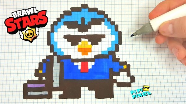 БРАВЛ старс по клеточкам