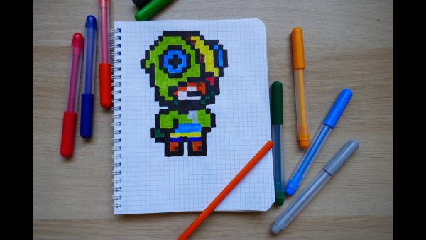 Рисунки по клеточкам лёгкие