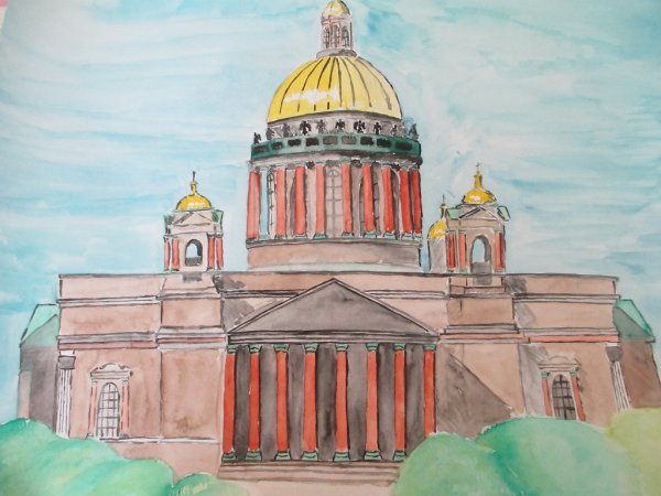 Исаакиевский собор зарисовки