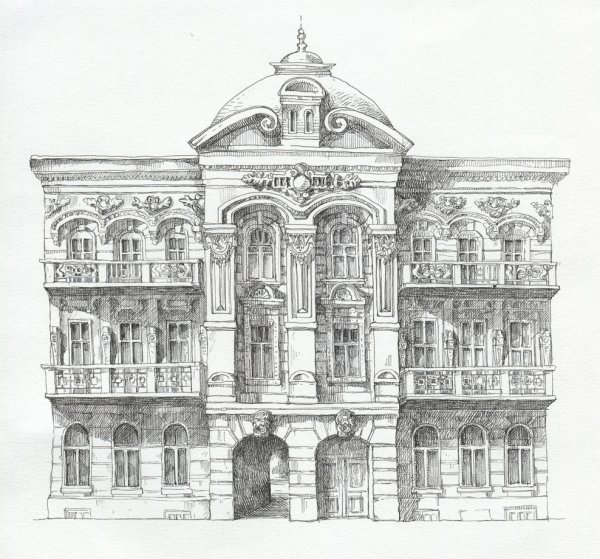 Рисование архитектурных сооружений