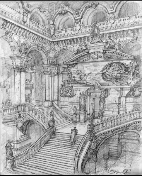 Фантастическая архитектура карандашом