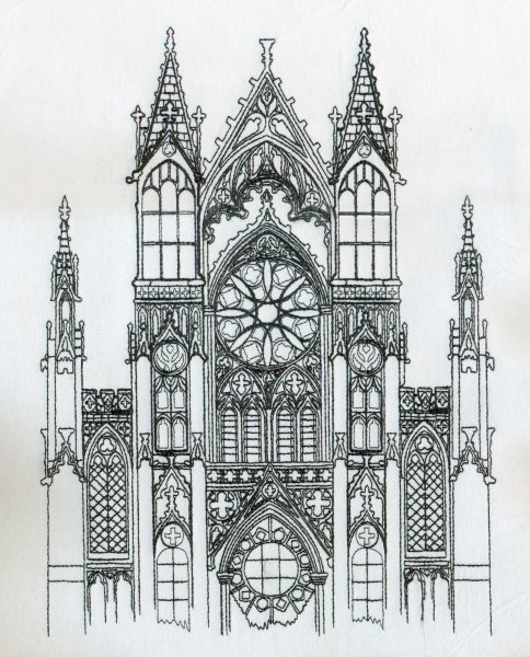 Кельнский собор зарисовка