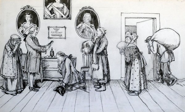 Иллюстрации к повести Пушкина Капитанская дочка