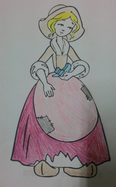 Ш. перо «Золушка». Рисунок