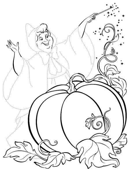 Ш Перро Золушка раскраска