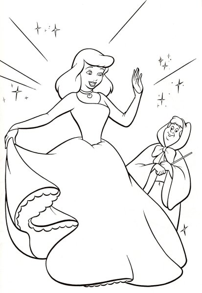 Золушка карандашом