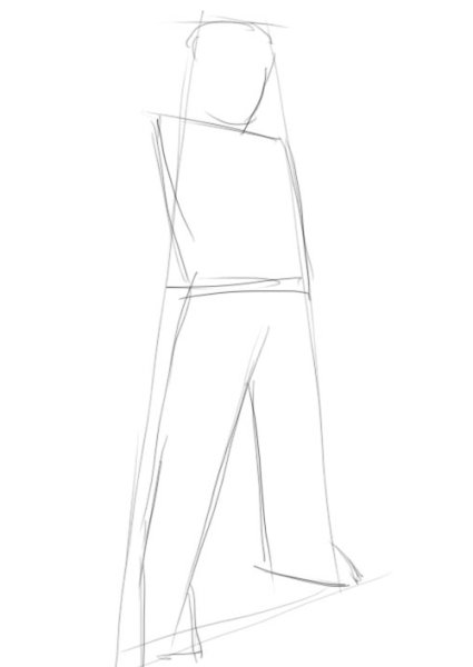 Нарисовать человека в полный рост карандашом