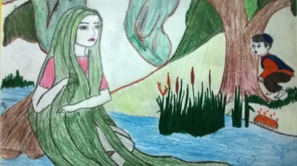 Рисунки Габдуллы Тукая Су анасы