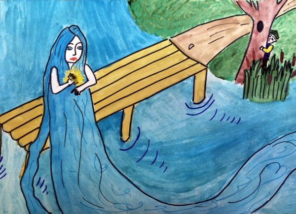 Рисунок Су анасы Габдулла Тукай