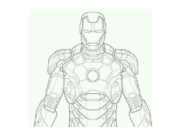 Нарисовать железного человека